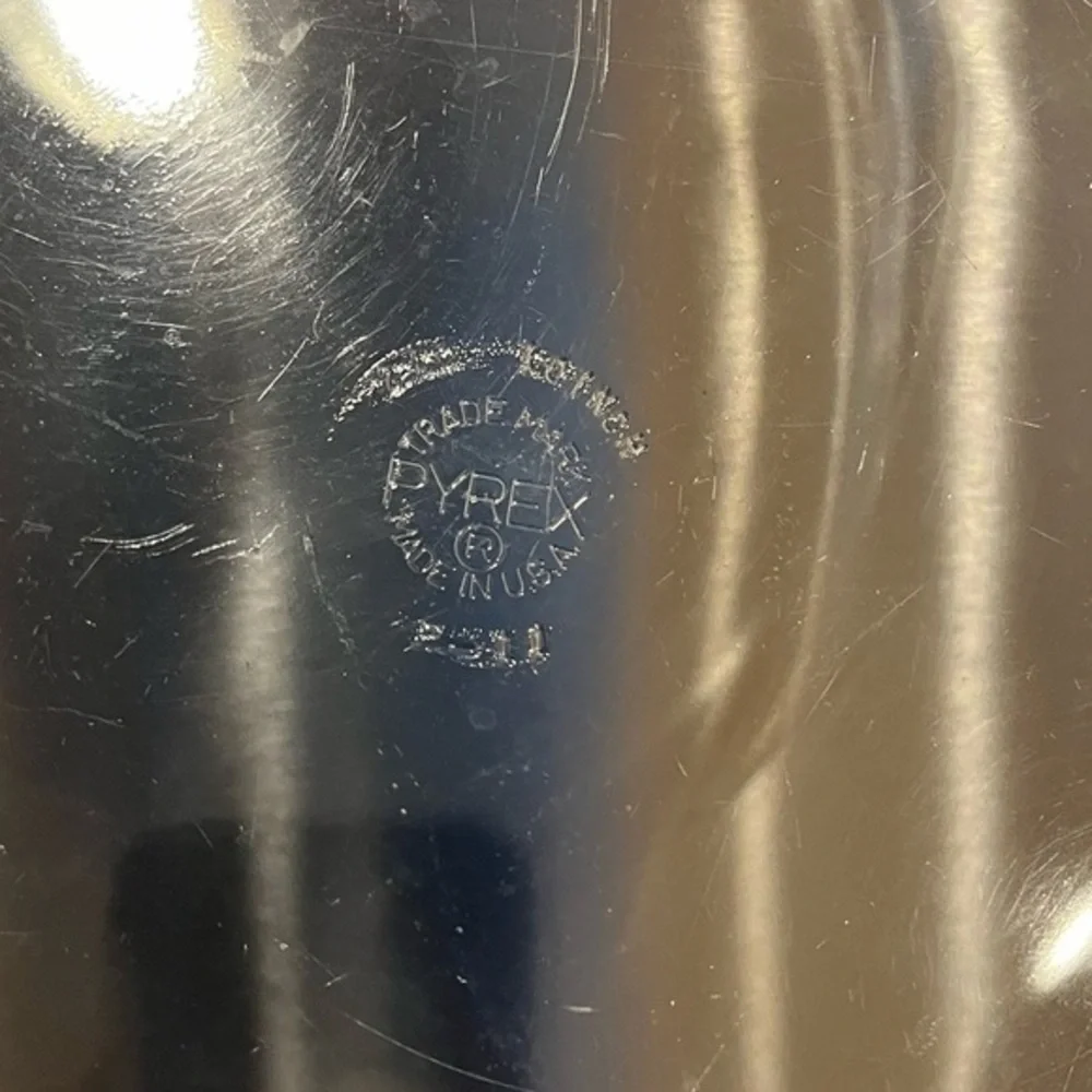 Pyrex vintage clear